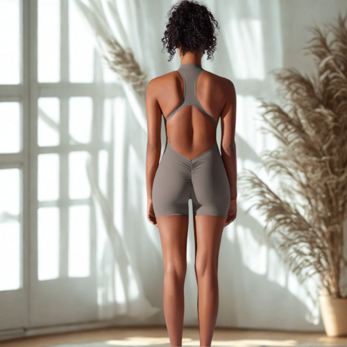 Women’s Nude Seamless Sports Jumpsuit