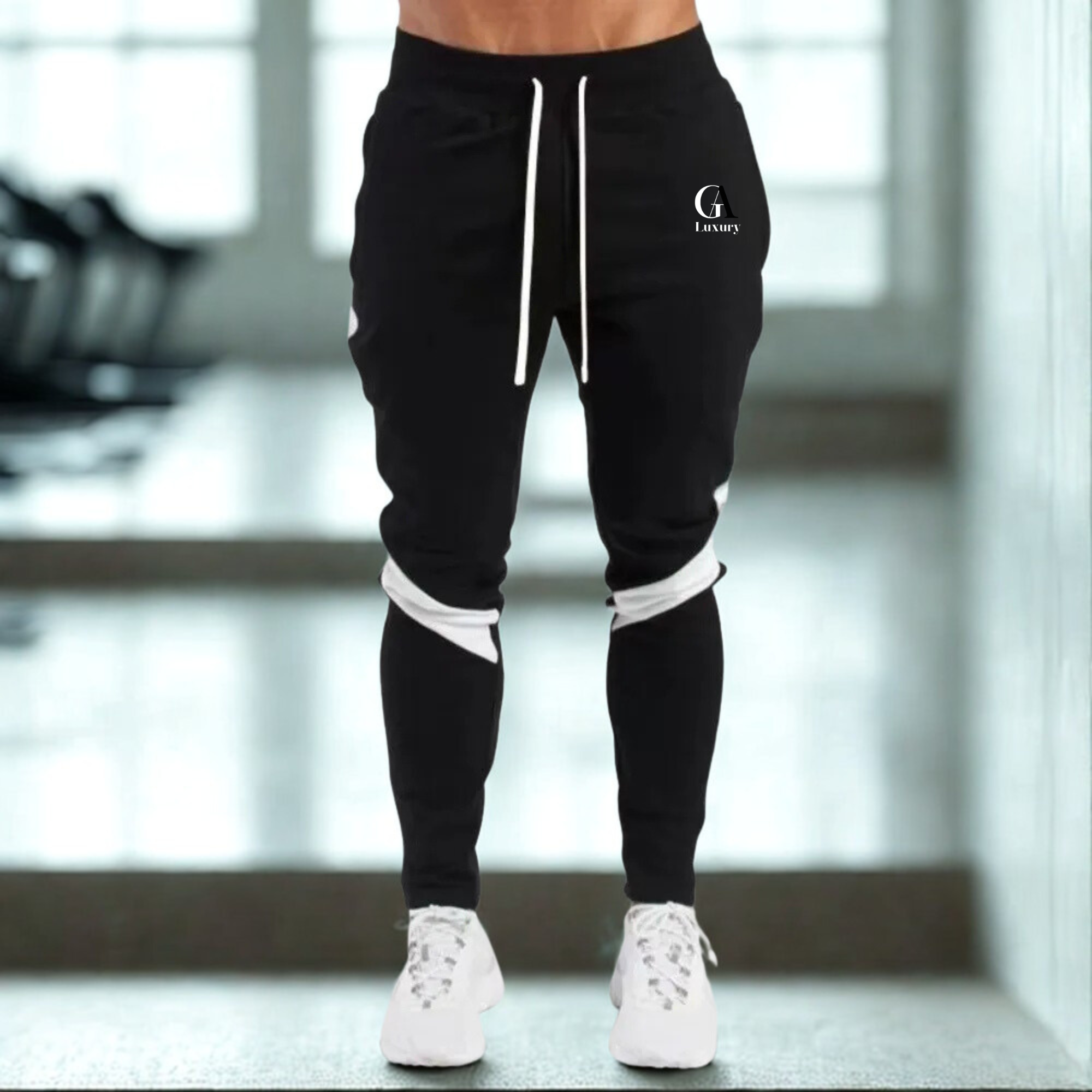 Mens Sports Pants Fitness Gyms Track