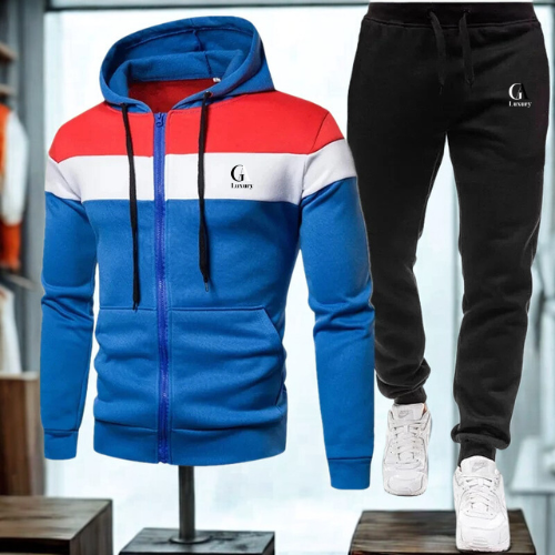 Men’s Tracksuit Set 2-Piece Sportswear Outfit for Casual & Running