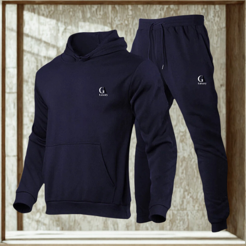 Men’s Fleece Tracksuit Set 2-Piece for Casual & Streetwear