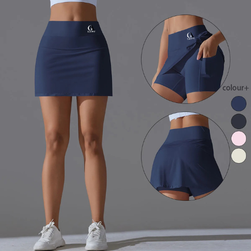 Women’s Breathable Quick-Dry High Waist Yoga Tennis Skirt