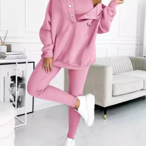 Women's 3-Piece Fitness Outfit for Women - G&A Luxurys