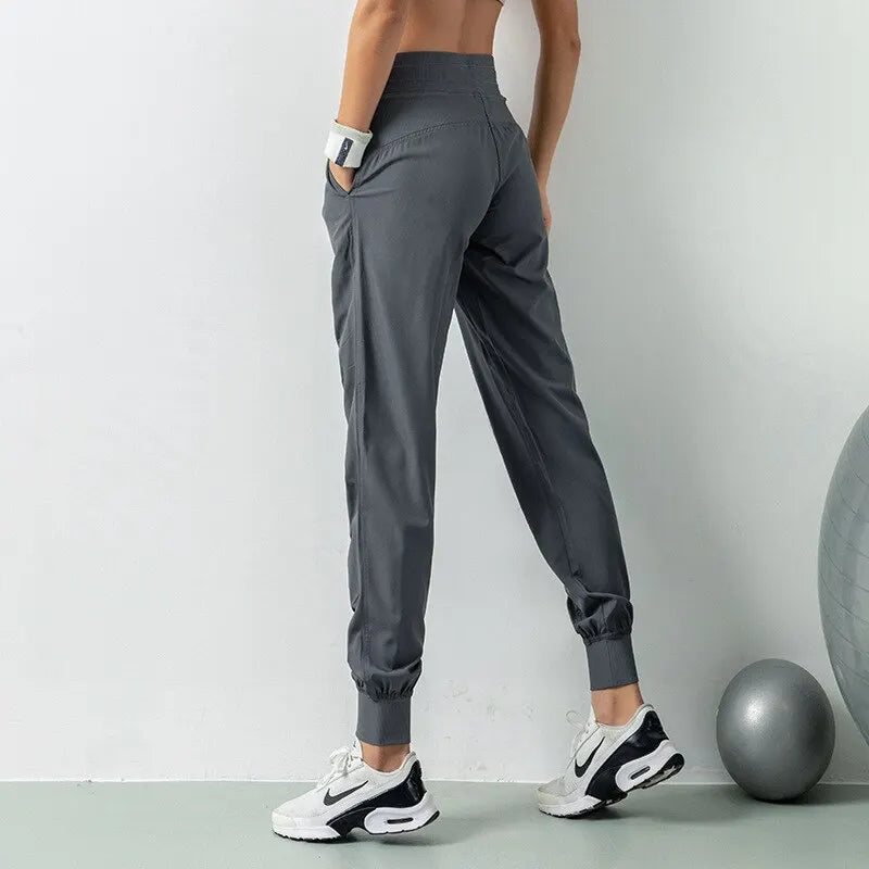 Quick-Dry Athletic Joggers for Women - G&A Luxurys