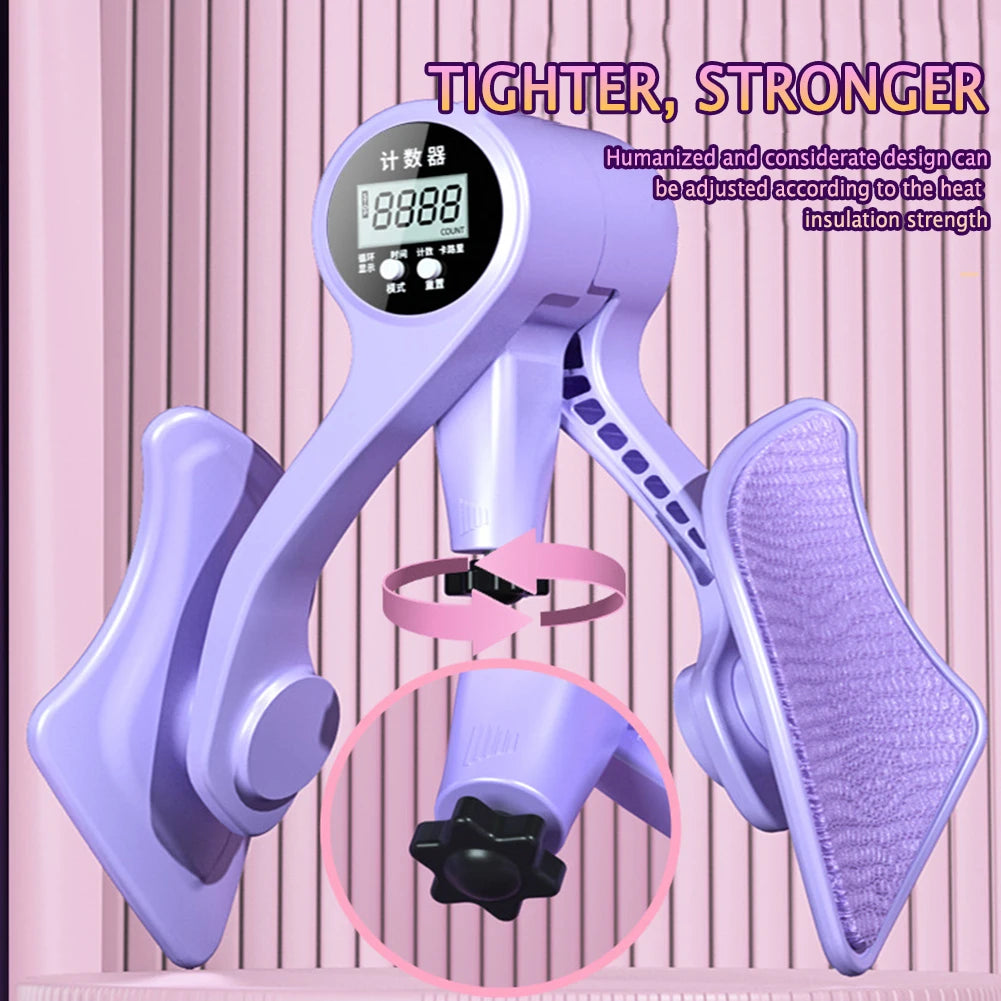 Digital Inner Thigh Exerciser for Home Fitness & Slimming