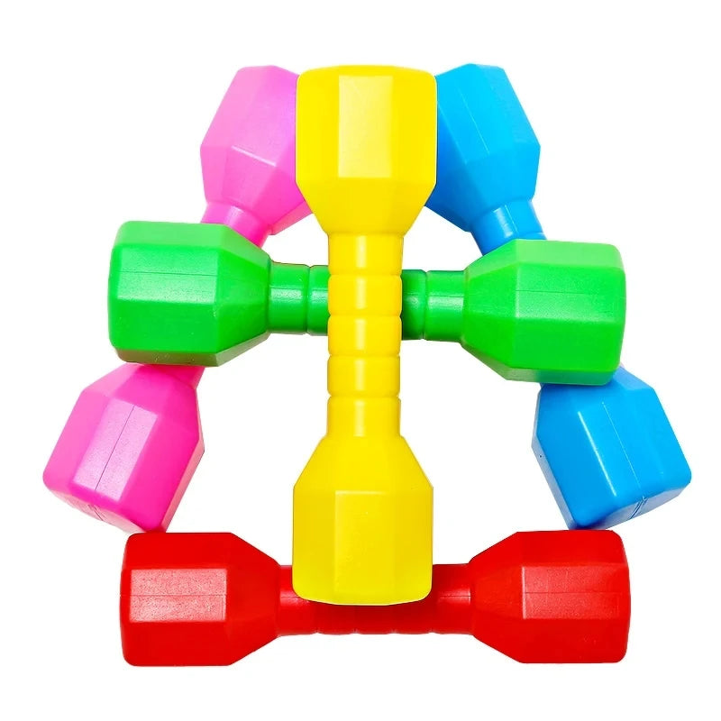 olorful Plastic Dumbbells for Kids – Lightweight Fitness Toy for Dance, Exercise & Outdoor Play