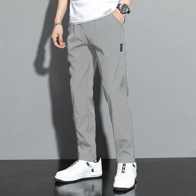 Ice Silk Men’s Lightweight Summer Pants - G&A Luxurys