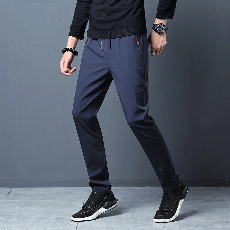 Ice Silk Men’s Lightweight Summer Pants - G&A Luxurys