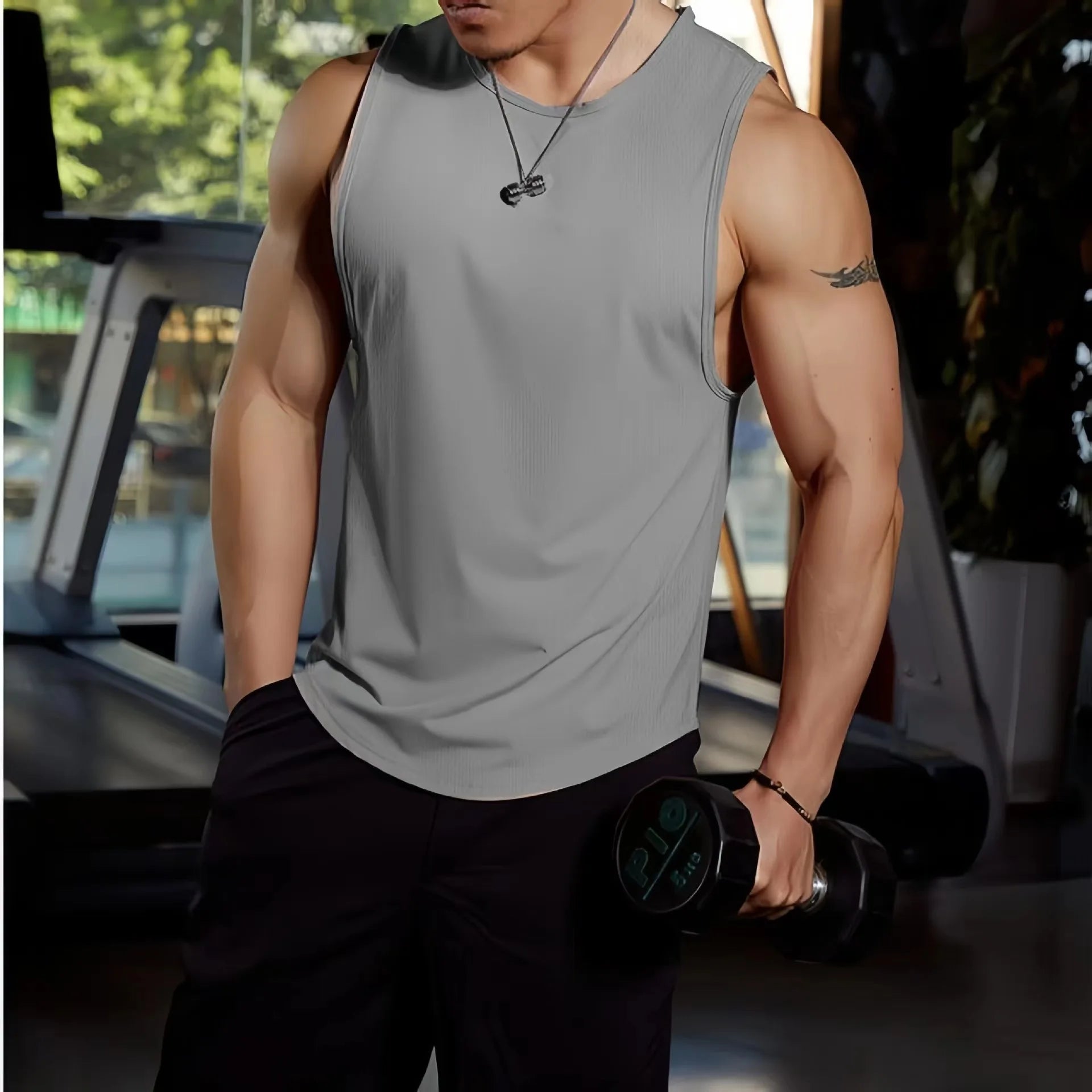 Men's Hooded Sleeveless Running Vest - G&A Luxurys