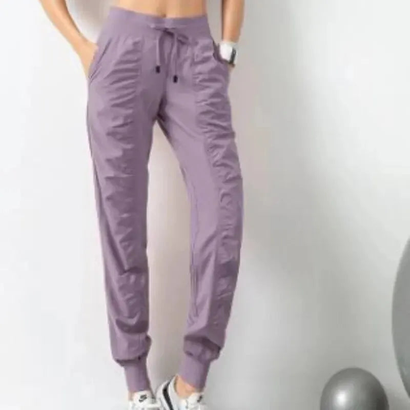 Quick-Dry Athletic Joggers for Women - G&A Luxurys