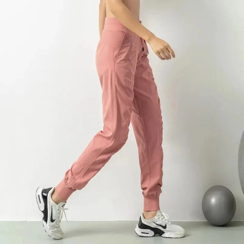 Quick-Dry Athletic Joggers for Women - G&A Luxurys