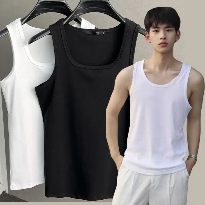 Men’s 100 % Cotton Muscle Tank Top - G&A Luxurys