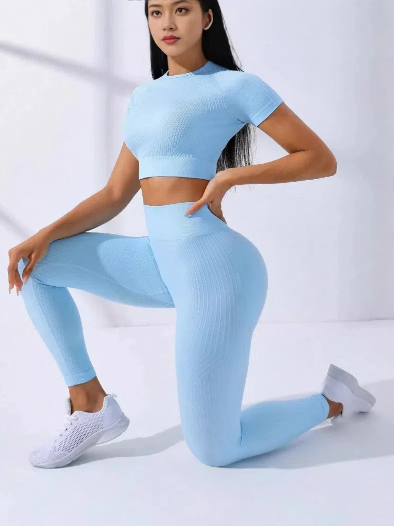 Women’s 2-Piece Yoga Set for Gym Fitness Tracksuit
