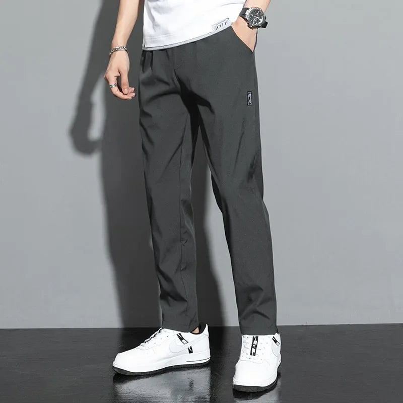 Ice Silk Men’s Lightweight Summer Pants - G&A Luxurys