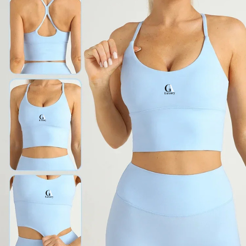 Women’s Sexy Cross Back Sports Bra Y-Shaped Gym Yoga Fitness 