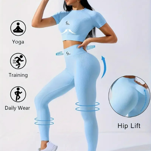 Women’s 2-Piece Yoga Set for Gym Fitness Tracksuit