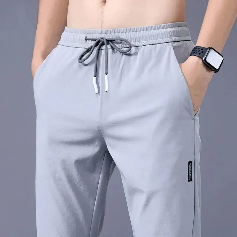 Ice Silk Men’s Lightweight Summer Pants - G&A Luxurys