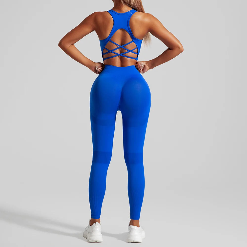 Seamless 2-Piece Yoga Set  for Women’s Gym & Workout