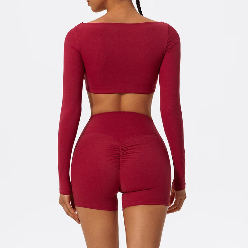 Women's Long Sleeve Fitness Set - G&A Luxurys