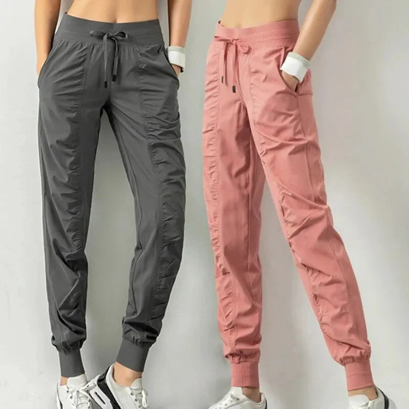 Quick-Dry Athletic Joggers for Women - G&A Luxurys