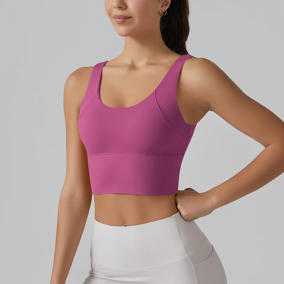 Women’s Push-Up Yoga Sports Bra for Gym, Running, and Fitness Workouts