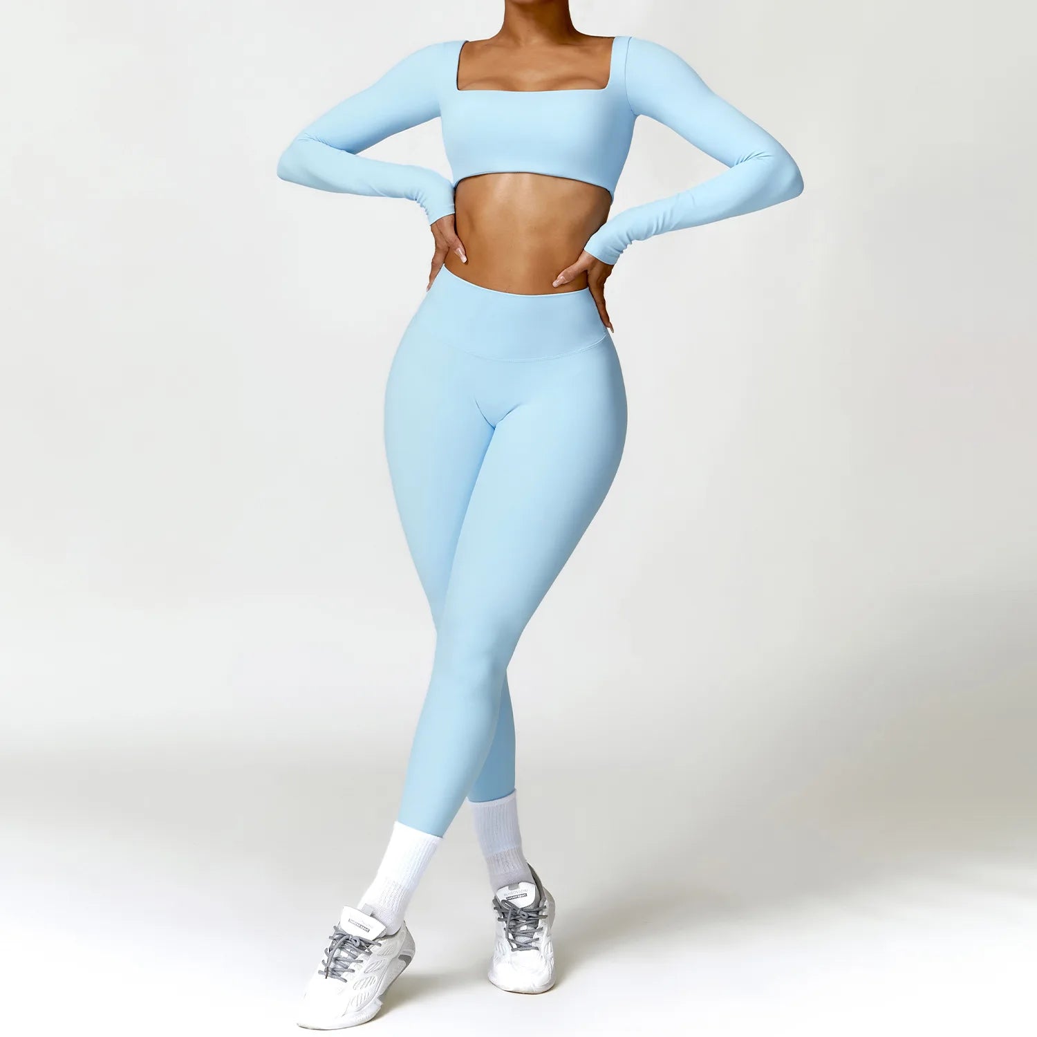 Women's Long Sleeve Fitness Set - G&A Luxurys